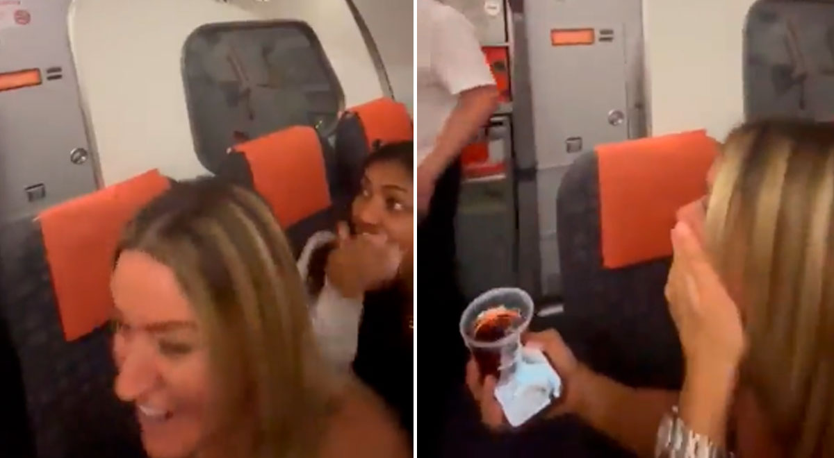 Pareja es captada teniendo relaciones en pleno viaje vía avión la