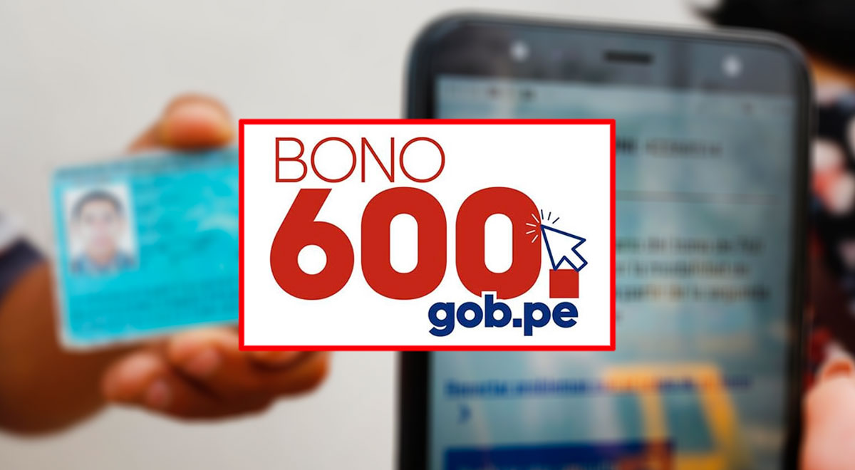 Bono 600 gob pe consulta con dni cómo validar mis datos para el bono