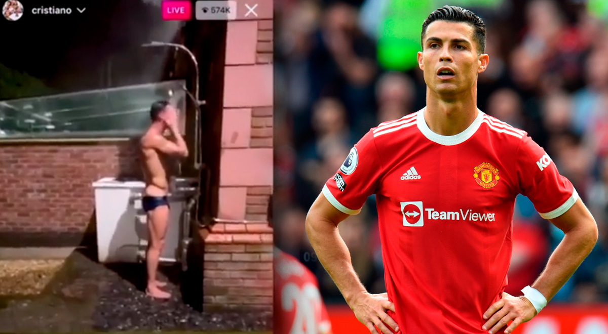 Cristiano Ronaldo Video Viral Se Ba Semidesnudo En Calzoncillo M S