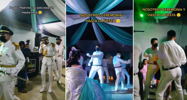 TikTok viral chambelanes peruanos son captados bailando en quinceañero