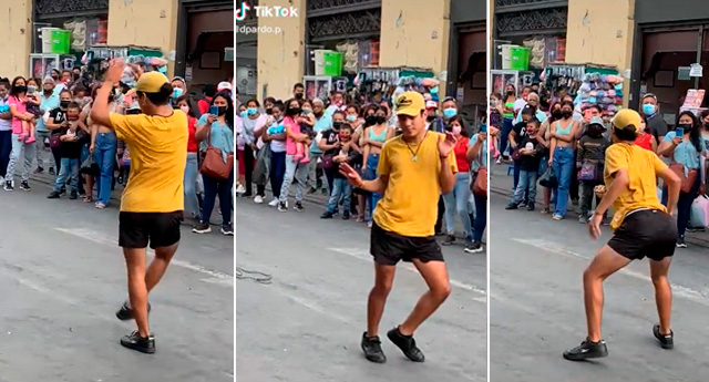 Tiktok Viral Peruano Se Anima A Bailar En Pleno Centro De Lima Pero