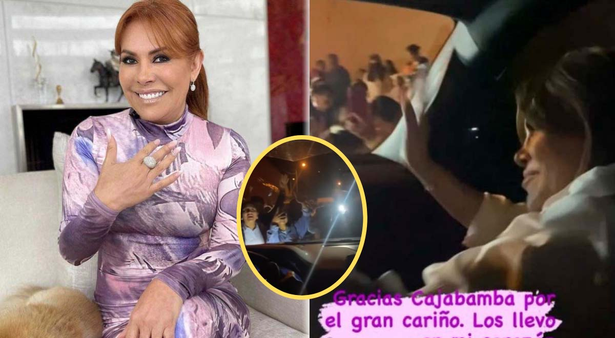 Magaly Medina en Instagram agradece el cariño de su público en Cajabamba Los llevo en mi