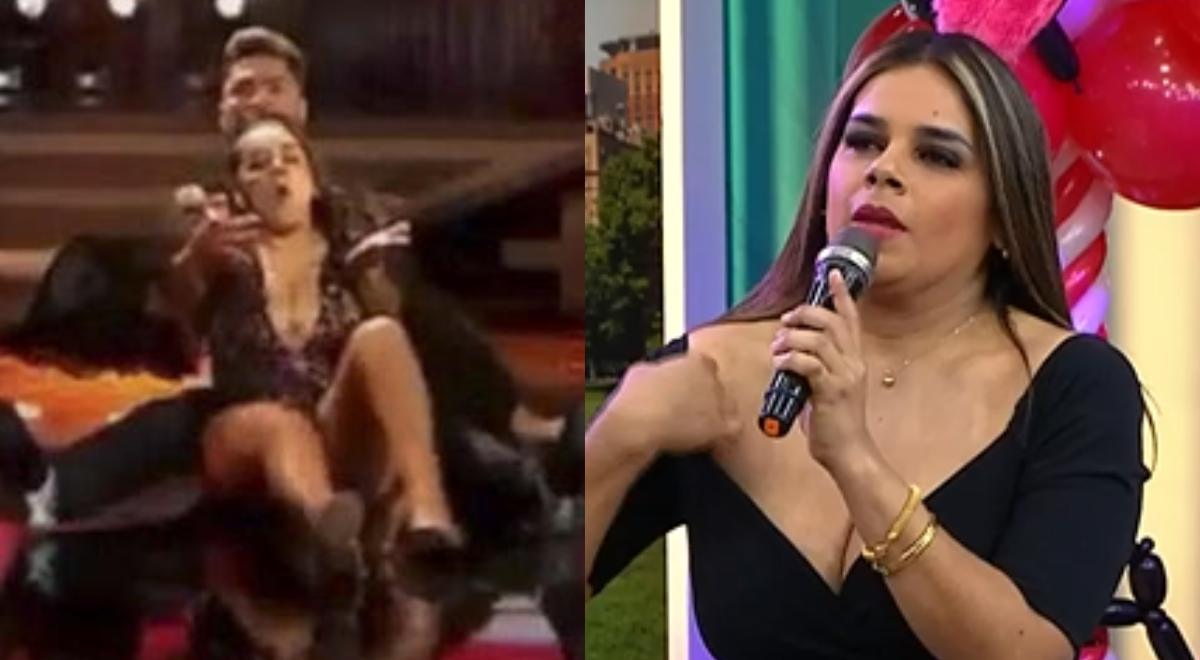 Giuliana Rengifo cambiaría de bailarín tras caída en El gran show