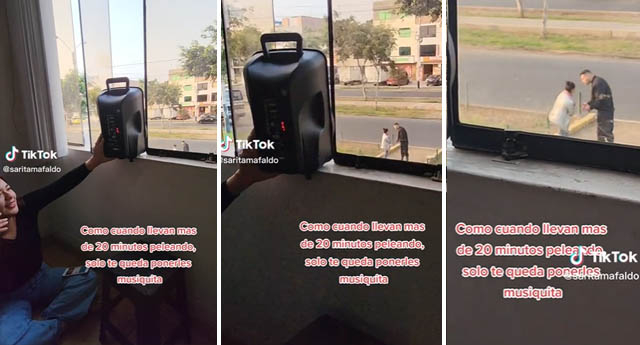 Tiktok Viral Peruana Ve A Pareja Pelear Afuera De Su Casa Pone