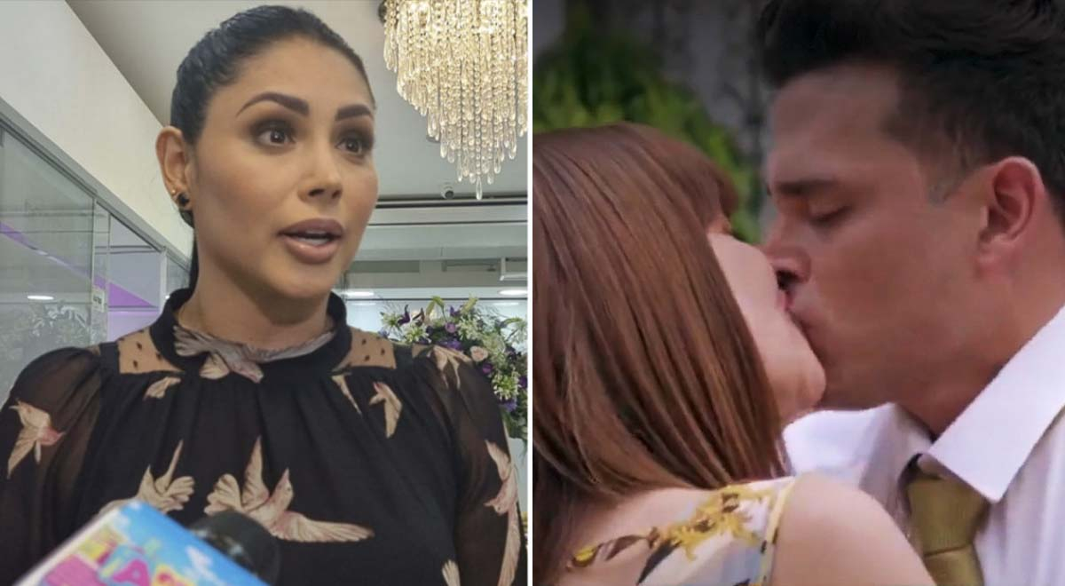 Pamela Franco celebra los chapes de Christian Domínguez en Maricucha y