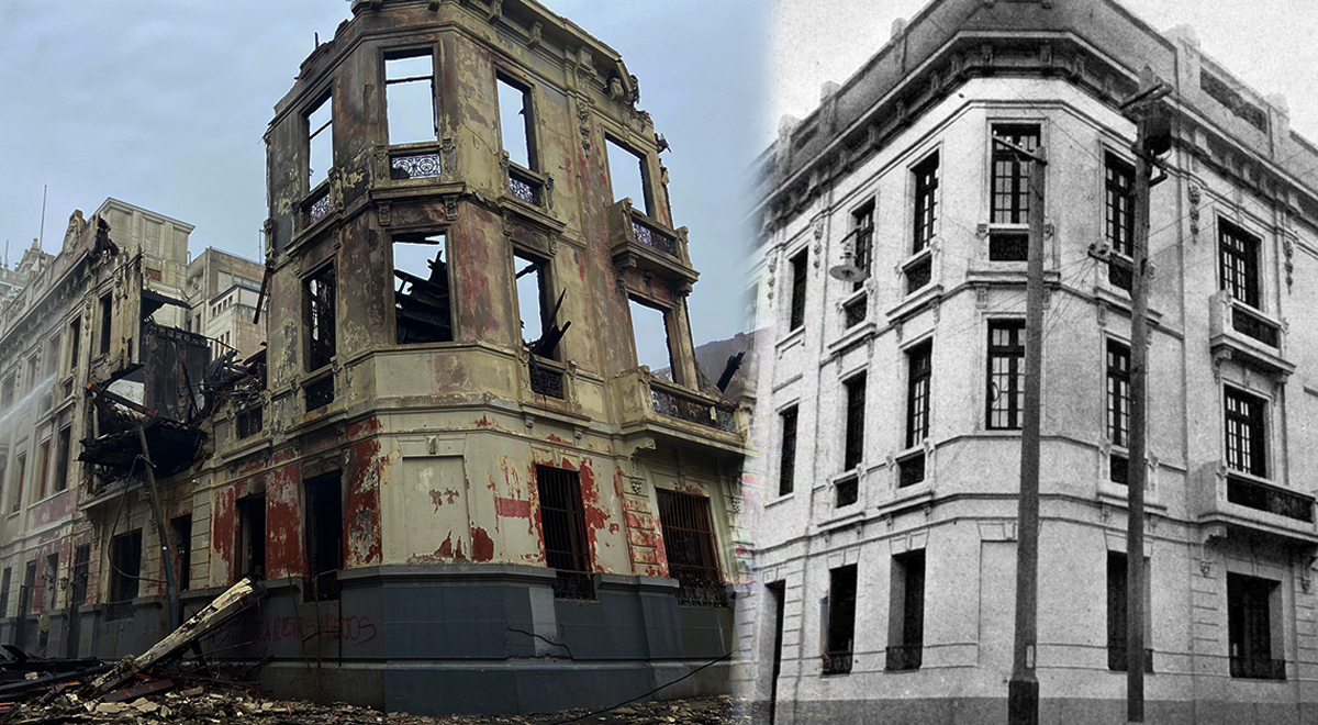 Casa Marcionelli La historia de la casona que se incendió durante la