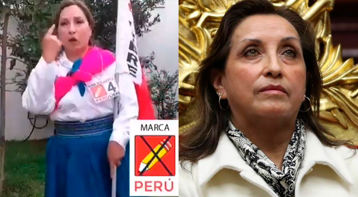 Dina Boluarte Recuerdan Cuando La Presidenta Postulaba Por El L Piz Y