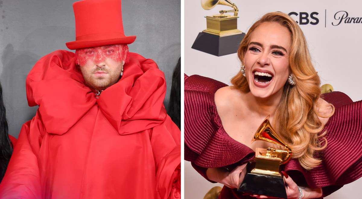 Grammy Adele Y Sam Smith Aparecen En La Ceremonia Y Se Derrumba