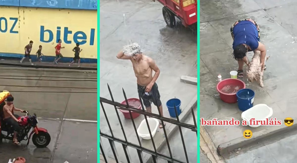 Tiktok Viral Piuranos La Hacen Linda En Plena Lluvia Salen A Pasear Y