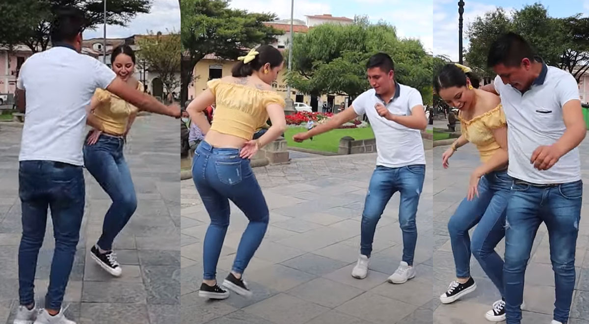 Tiktok Viral Per J Venes Peruanos Se Roban El Show En La Plaza Con