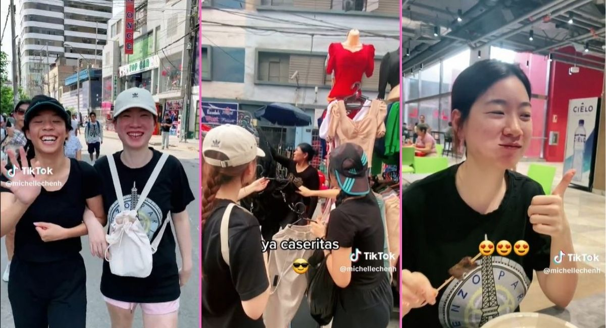 TikTok Viral Ciudadanas Chinas Compran Ropa En Gamarra Piden Rebaja Y