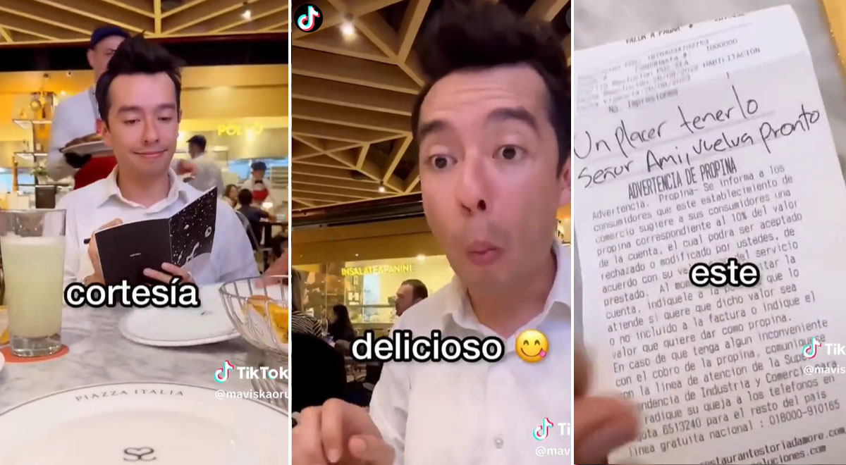 tiktok viral joven acude a restaurante finge ser crítico de comida y