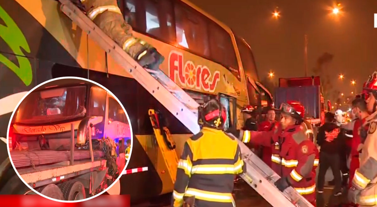 Surco Chofer De La Empresa Flores Muere Tras Impactar Bus