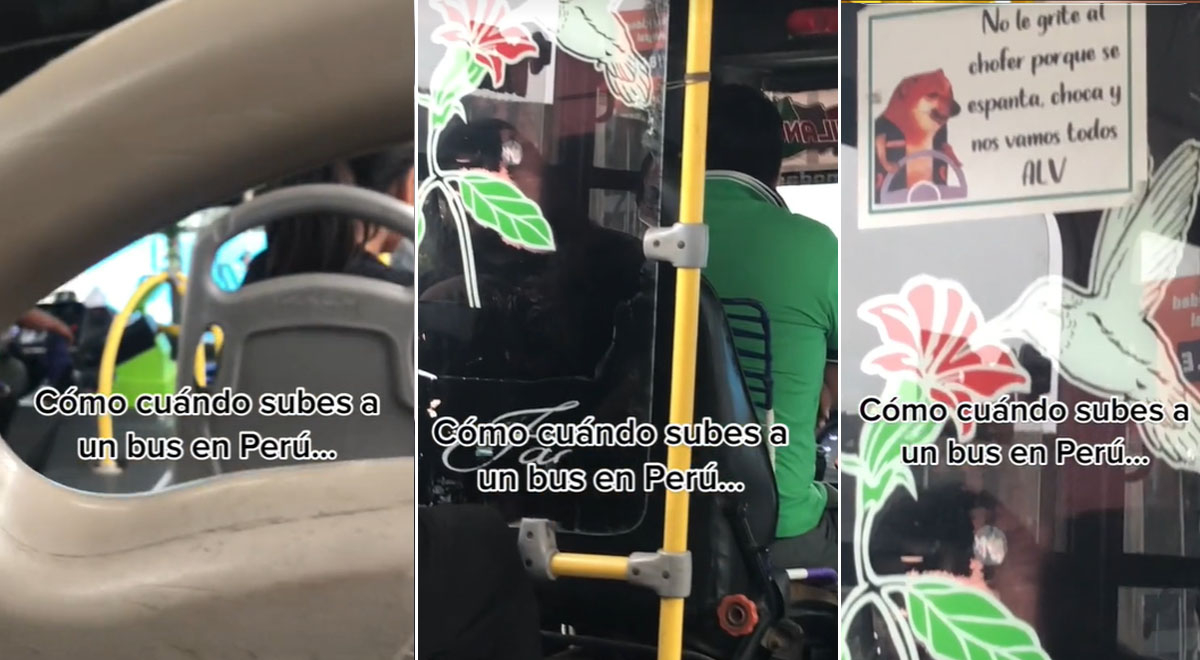 Tiktok Viral Chofer Peruano Manda Singular Mensaje A Los Pasajeros En