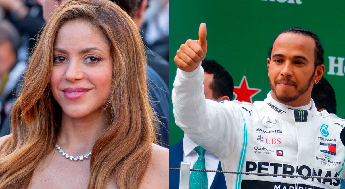 Shakira El Sorprendente Y Nuevo Llamativo Gesto De Lewis Hamilton Con