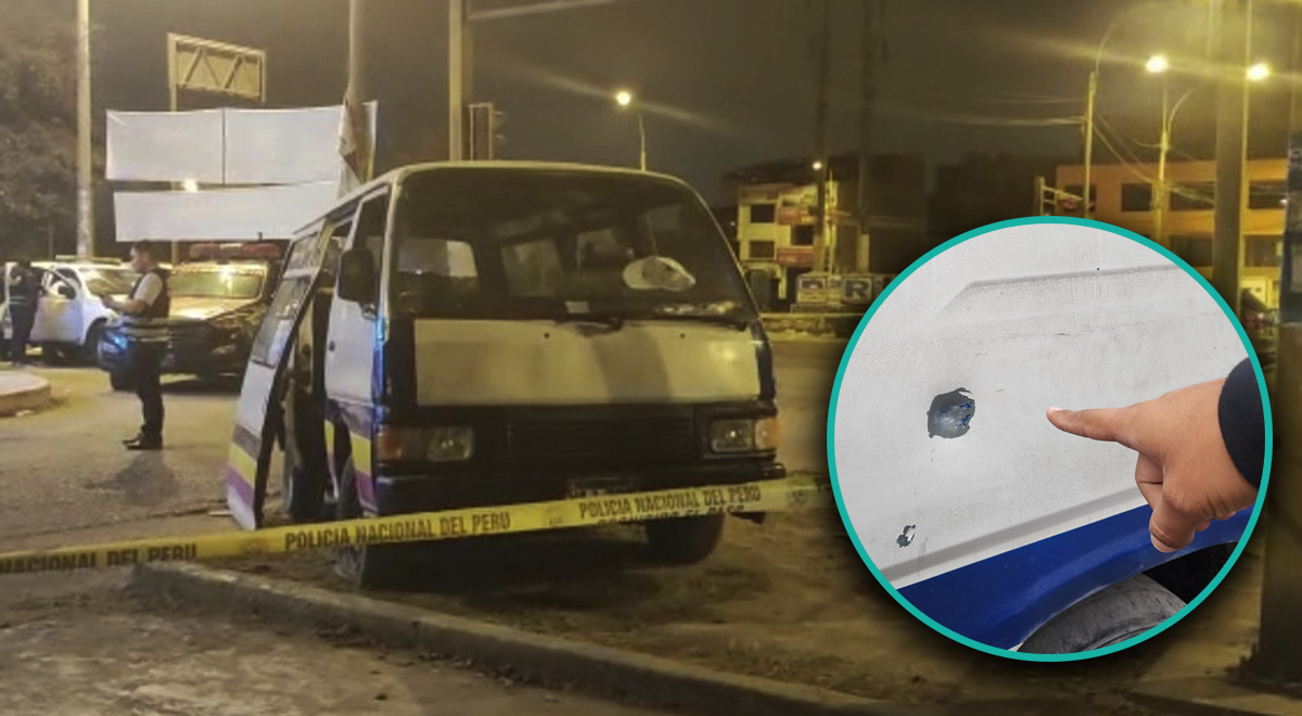 Los Olivos Sicarios Asesinan A Balazos A Chofer De Combi En Presencia