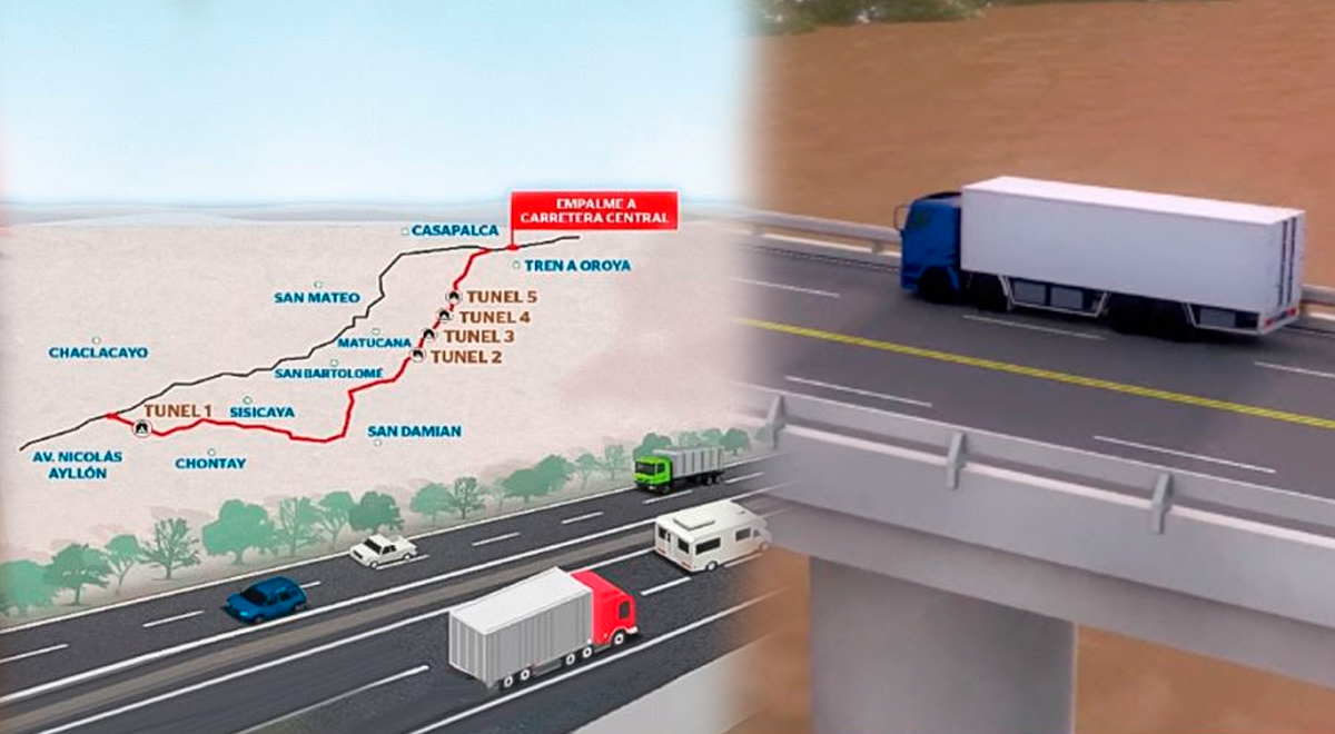 Nueva Carretera Central La ruta de millonaria en la que se invertirá