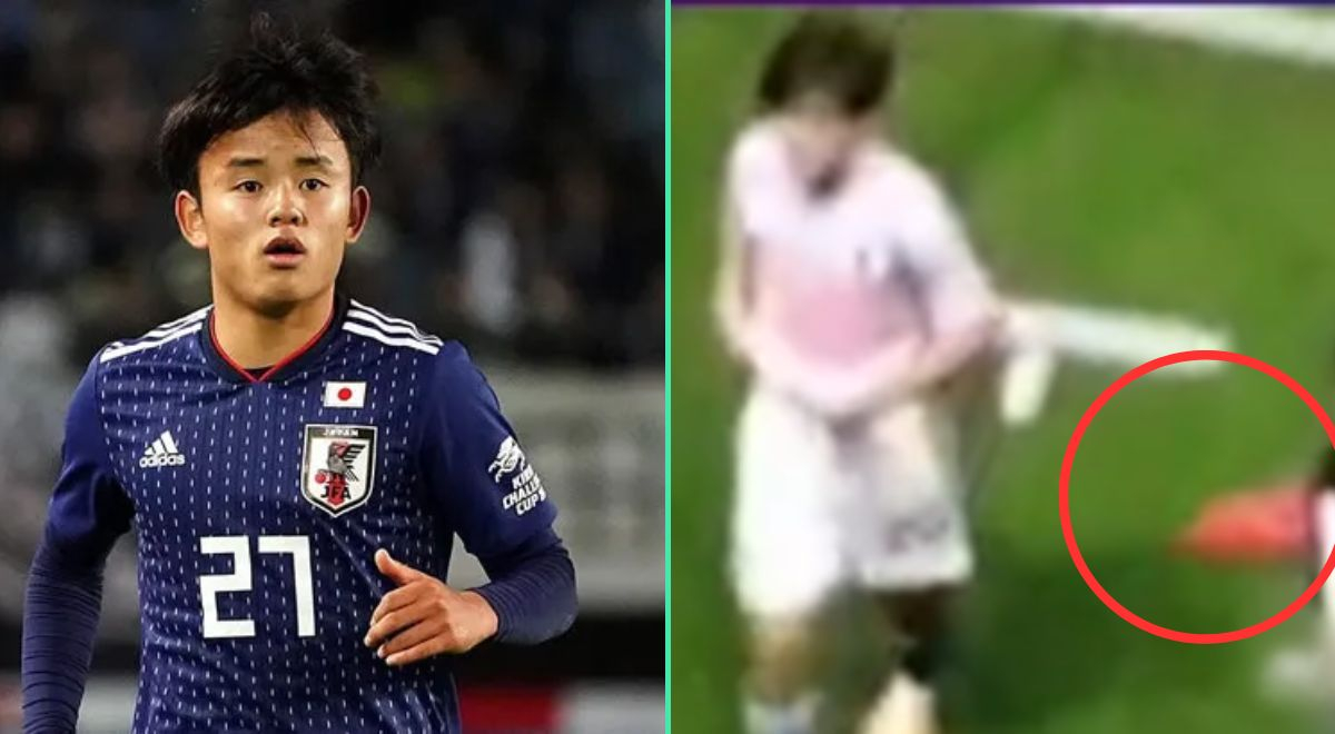 Takefusa Kubo desata polémica al arrojar camiseta peruana pero pide