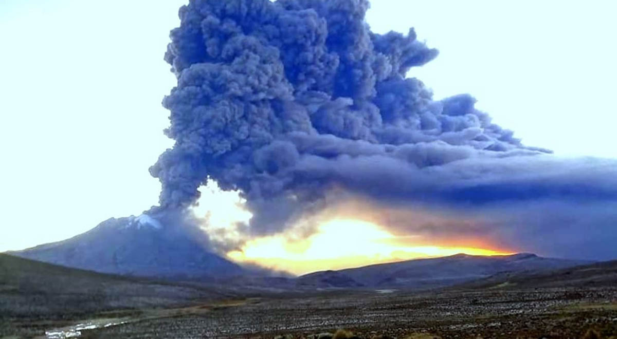 La última erupción del volcán Ubinas fue la más grande del Perú en este