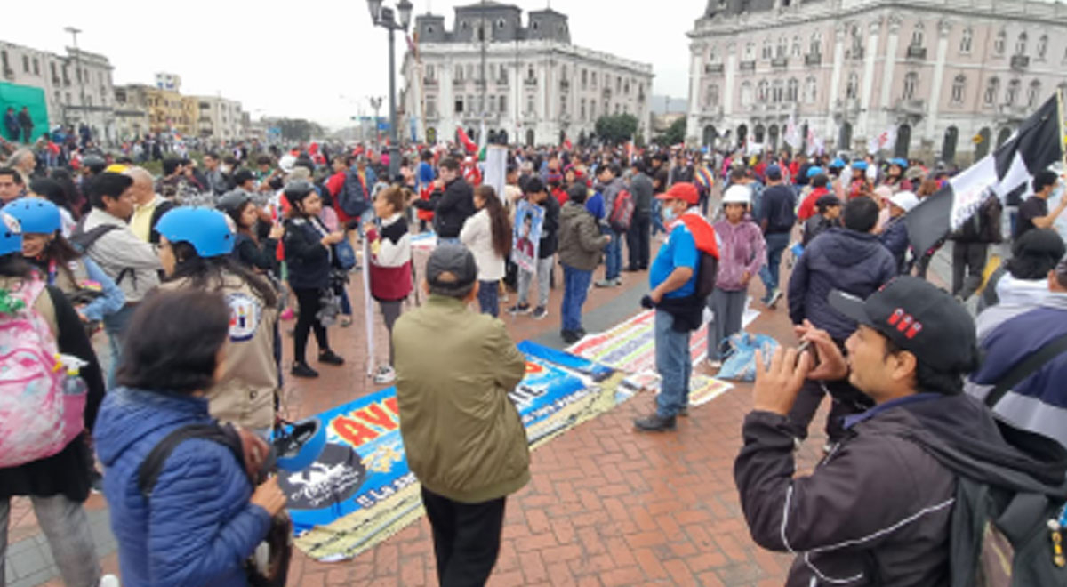 Marcha Nacional Manifestantes Reviven Su Lucha Contra Dina Boluarte Y