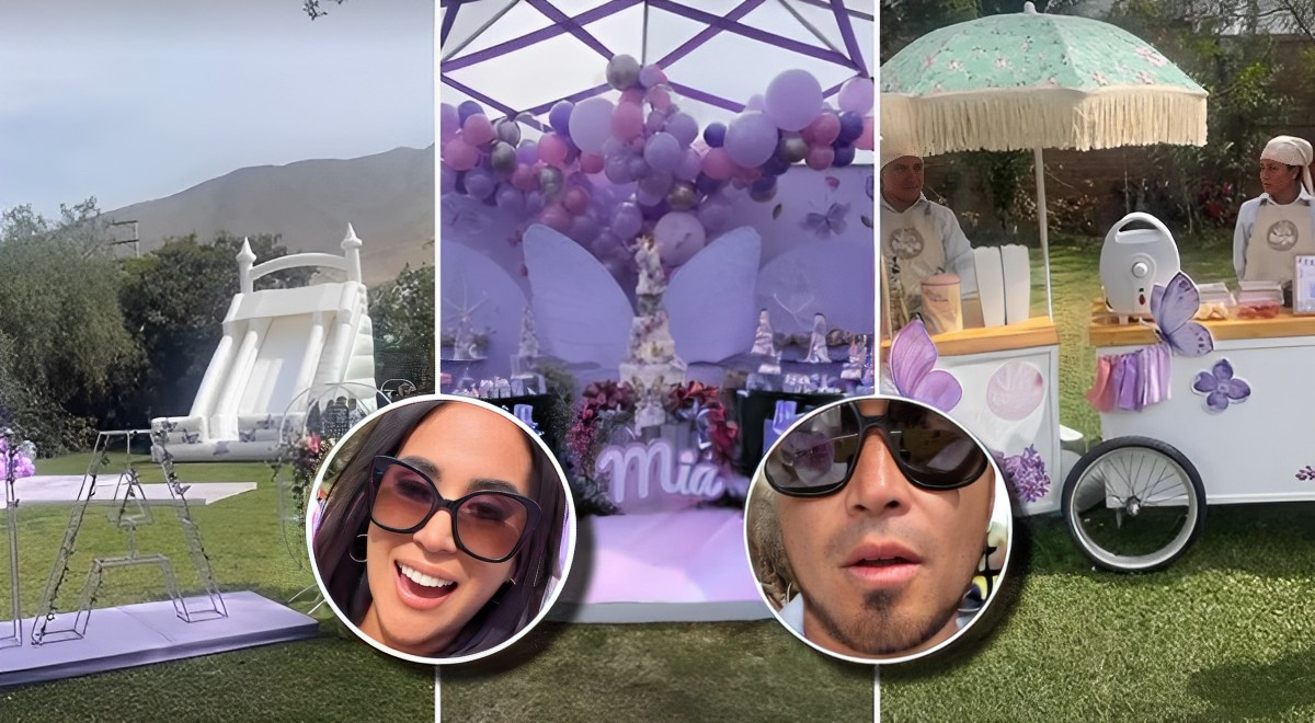 Rodrigo Cuba y Melissa Paredes celebran el cumpleaños de su hija Mía a