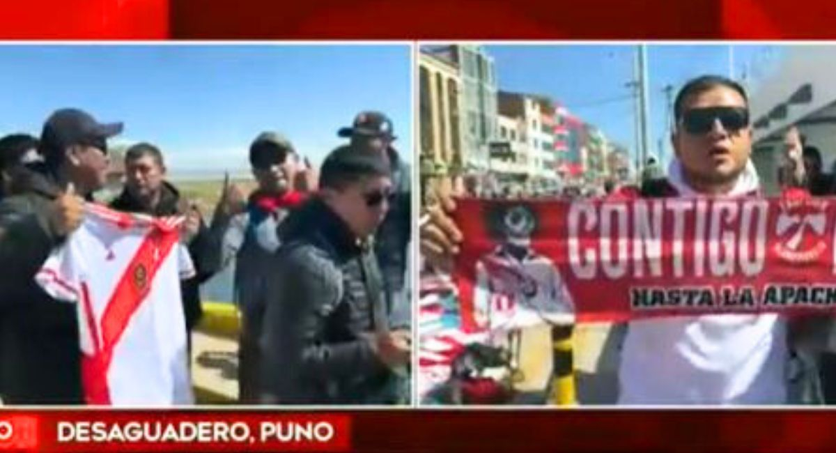 Per Vs Bolivia Hinchas Peruanos Cruzan La Frontera Para Llegar A La