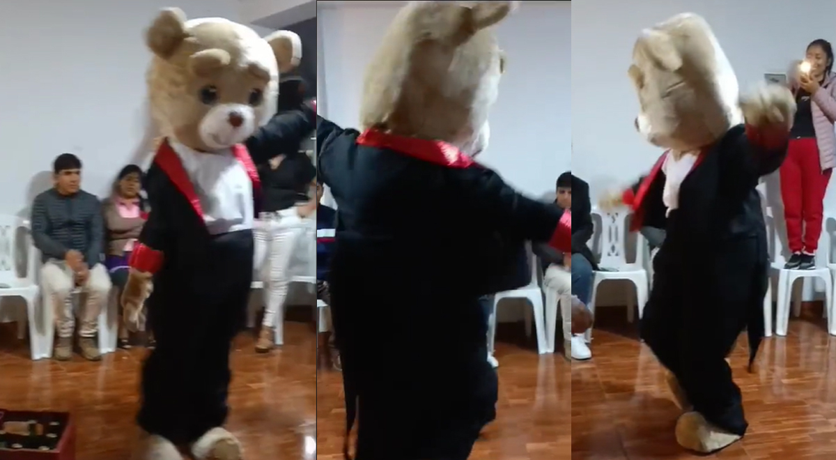 Tiktok Viral Per Se Disfraza De Oso Para Animar La Fiesta Y Se