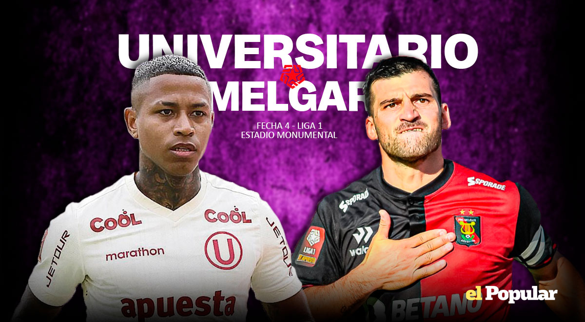 Universitario vs Melgar EN VIVO hoy vía GolPerú Movistar a qué hora y