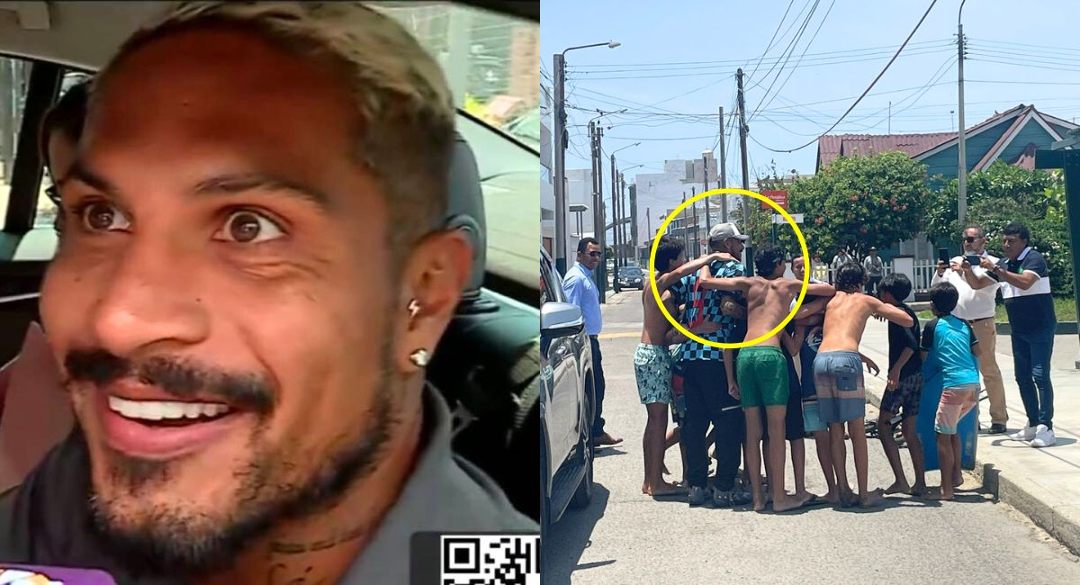 Paolo Guerrero se tomó fotos y es pura risa con niños en Trujillo tras