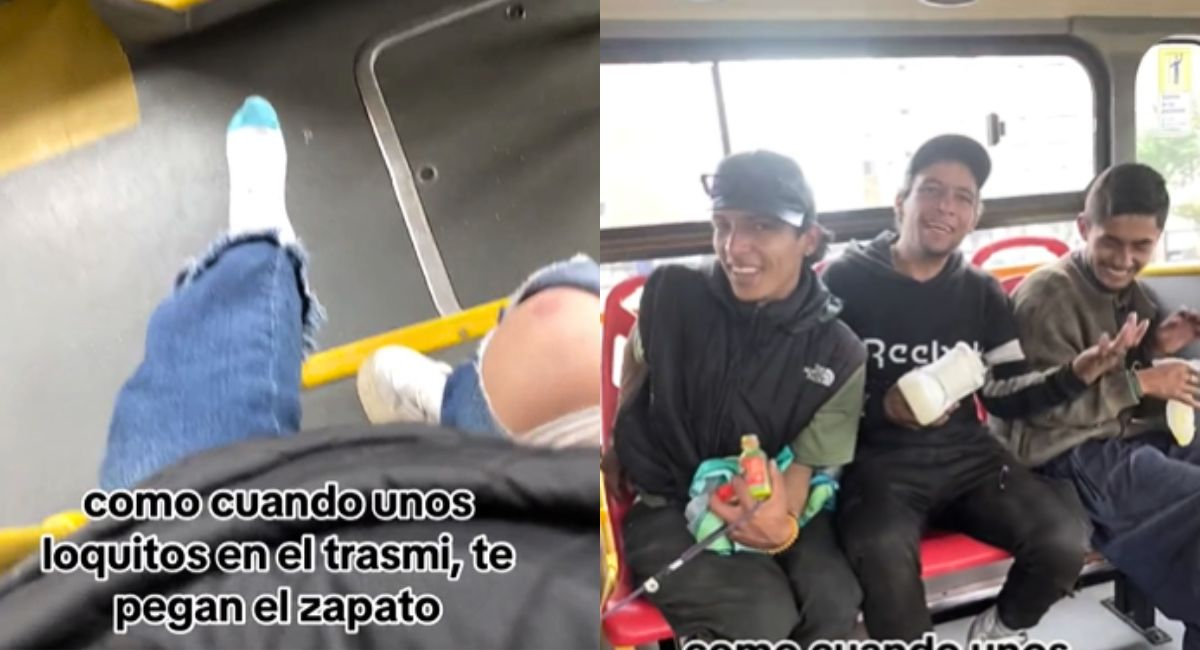 Tiktok Viral J Venes Ayudan A Pegar La Suela De Una Zapatilla En Pleno