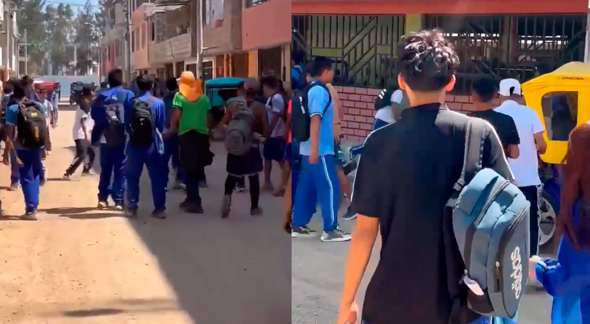 La Libertad Escolares Protagonizan Una Feroz Pelea Con Machete A La