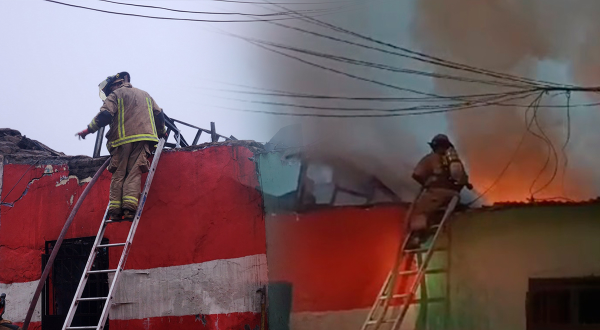 Incendio En Cercado De Lima Gigantesco Siniestro Consume Una Casona Y