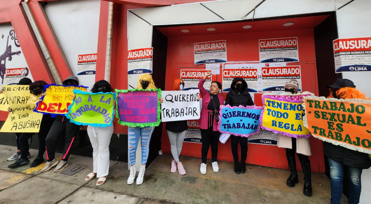 Las Cucardas Trabajadoras Sexuales Protestan Frente Al Local Y Piden