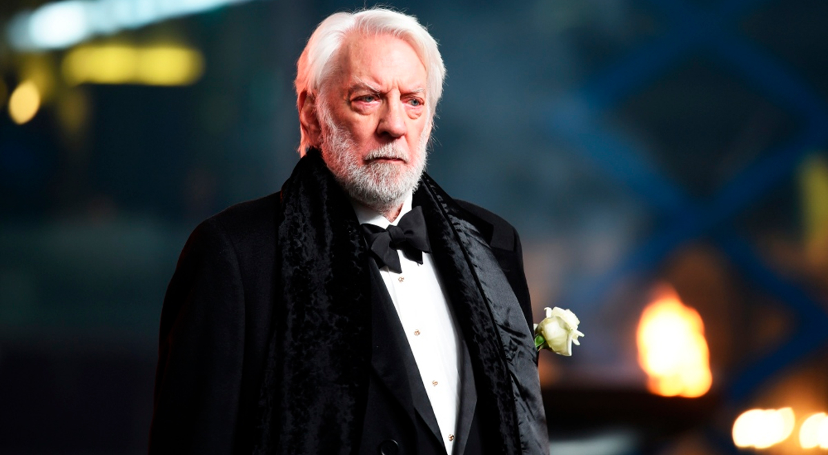 Donald Sutherland Reconocido Actor De Los Juegos Del Hambre