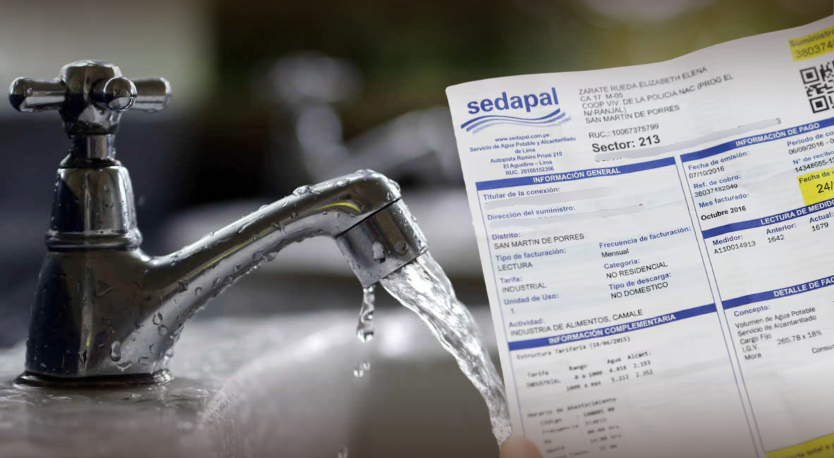 Sunass anuncia alza de precios en el recibo de agua desde esta fecha ...