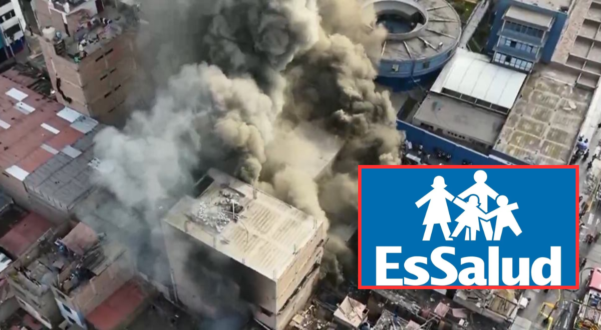 Essalud reagendará consultas e cirurgias no Hospital Almenara após o incêndio em La Victoria.