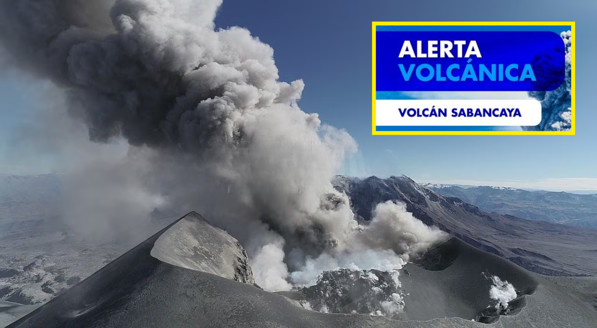 Alerte à AREQUIPA | L’IGP met en garde contre une nouvelle contamination par les CENDRES du volcan Sabancaya : quelles zones sont à risque ?