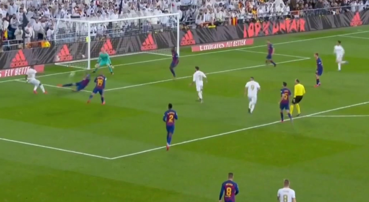 Real Madrid vs Barcelona EN VIVO Ver GOL de Vinícius Júnior VIDEO ...