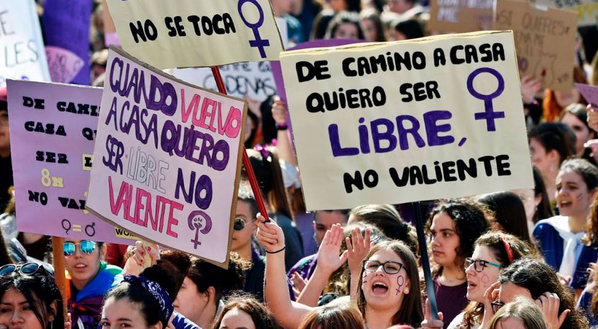 Día Internacional De La Mujer Miles De Mujeres Marcharon En Todo El Mundo 8 De Marzo El Popular 0101