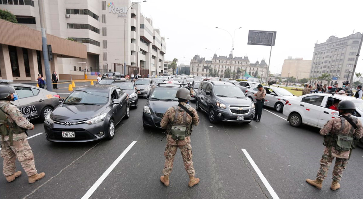 Estado de Emergencia Perú 2020 Hoy Militares restringen tránsito hacia