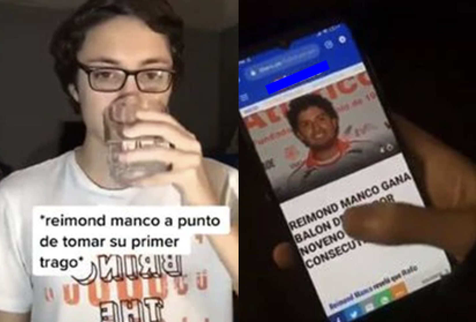 Tik Tok viral Joven viaja en el tiempo para que Reimond Manco no beba alcohol y lleve a Perú