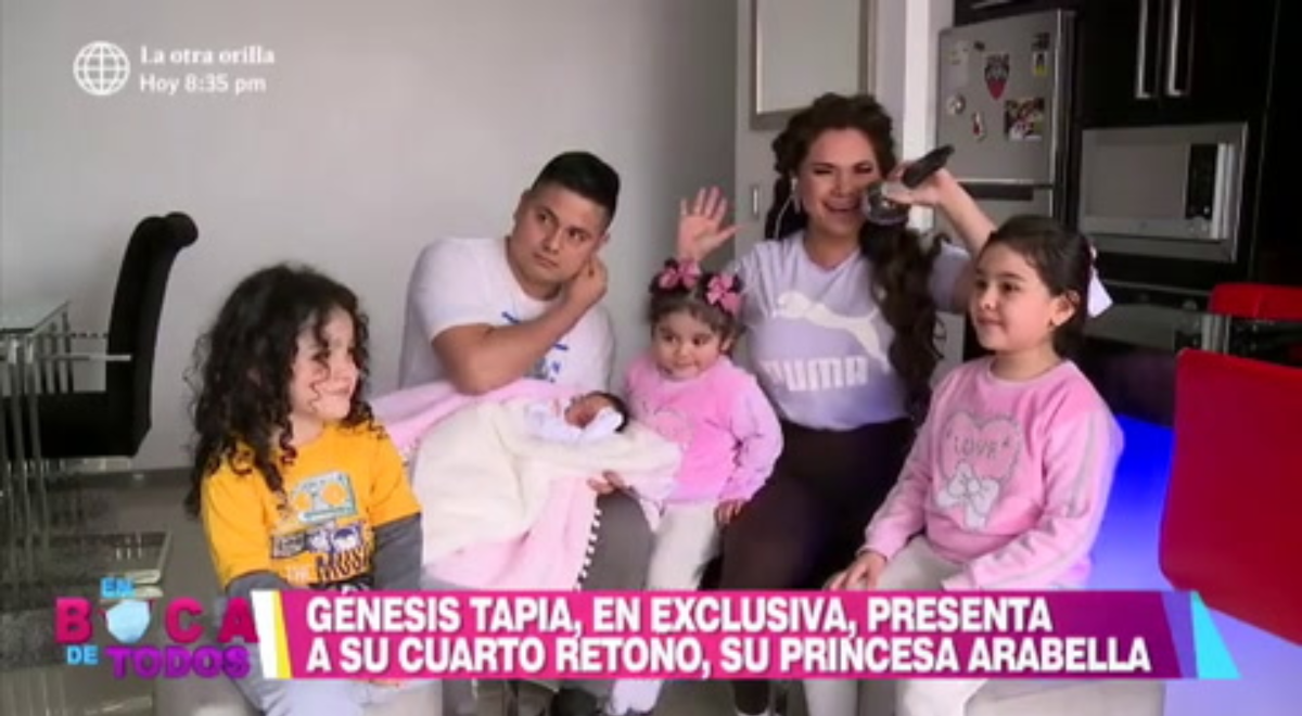 Génesis Tapia Presentó A Arabella Su Bebé Recién Nacida Kike Márquez