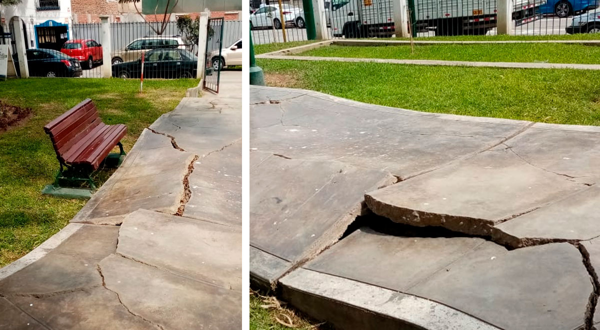 Jesús María: vecinos denuncian mal estado de veredas en parque que ...