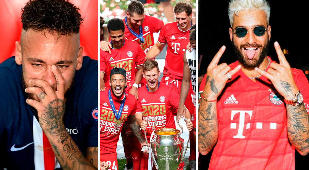 Maluma con la camiseta best sale del bayern