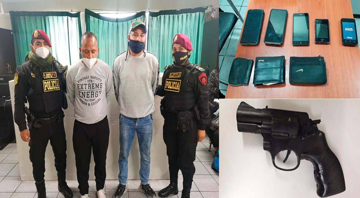 PNP detienen a dos que robaban con pistola de juguete | Callao | PNP ...