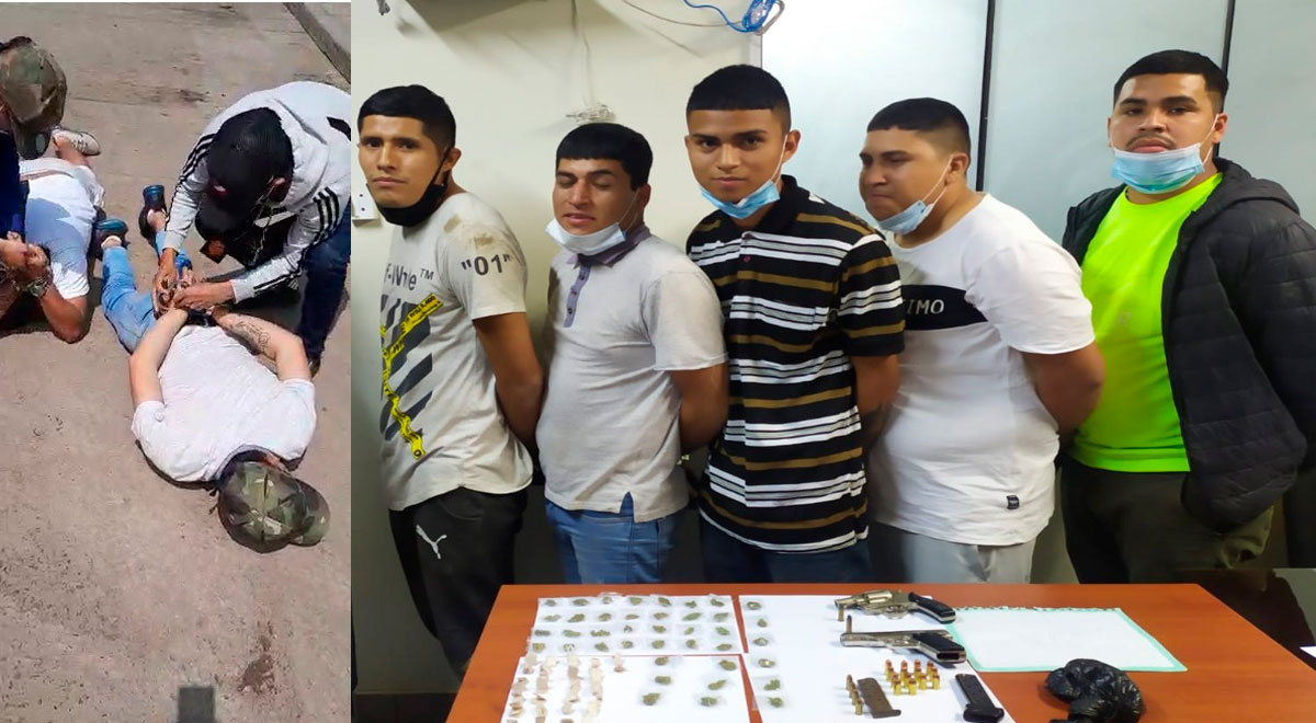 PNP detiene a 5 sujetos que iban a robar Mi Banco | Callao | PNP ...