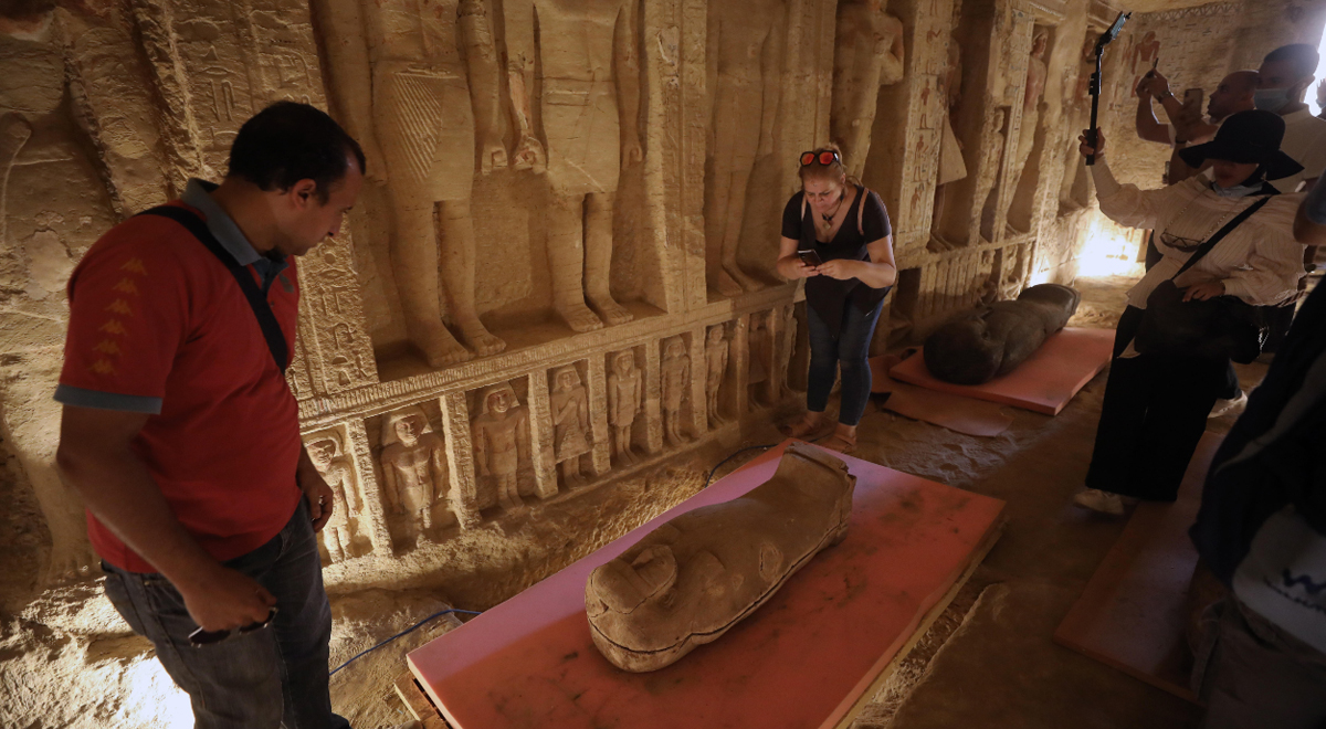 Egipto: encuentran 59 sarcófagos intactos de hace 2600 años | momias