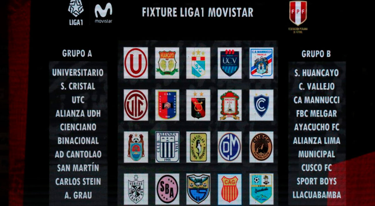 Liga 1, sorteo fase 2 ver fixture, partidos, fechas, horarios y canal