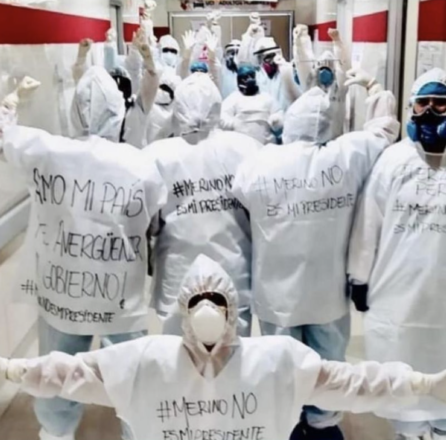 Marcha Nacional contra Merino estos fueron los conmovedores mensajes