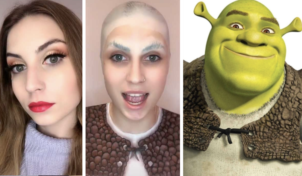 TikTok viral: Mujer intenta maquillarse como el ogro Shrek y resultado  final deja sorprendidos a miles, video | El Popular